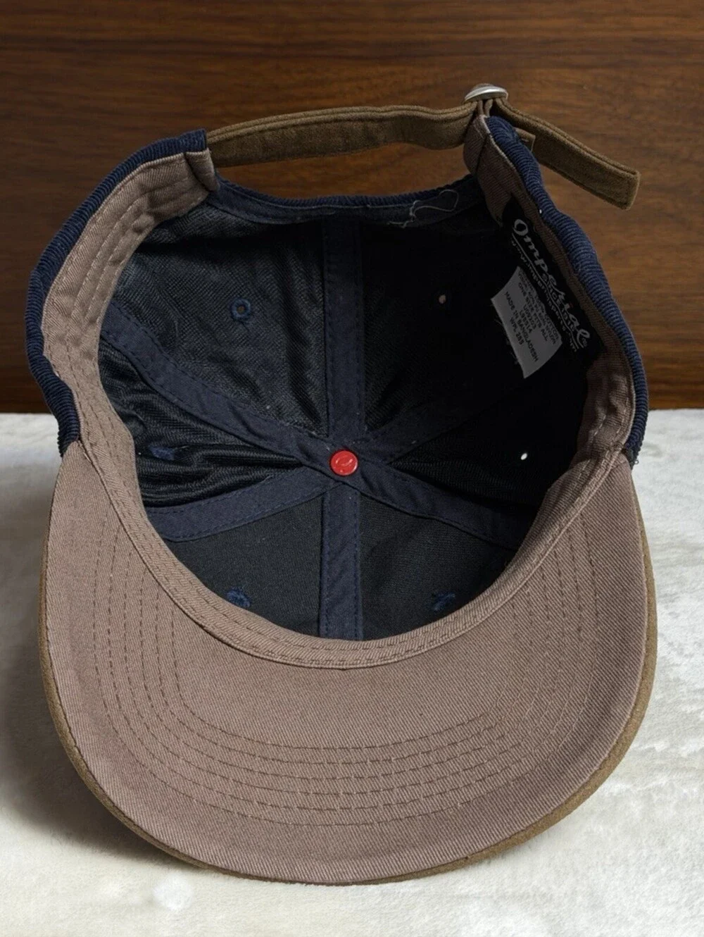 2023 PGA Championship Oak Hill Hat Imperial Navy Corduroy Suede Strapback Cap